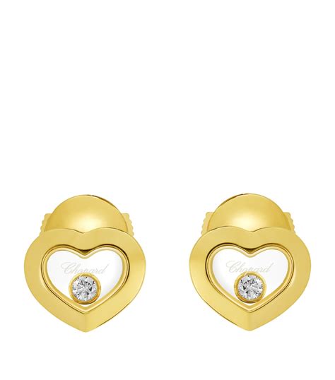 icon earrings 18k yellow gold